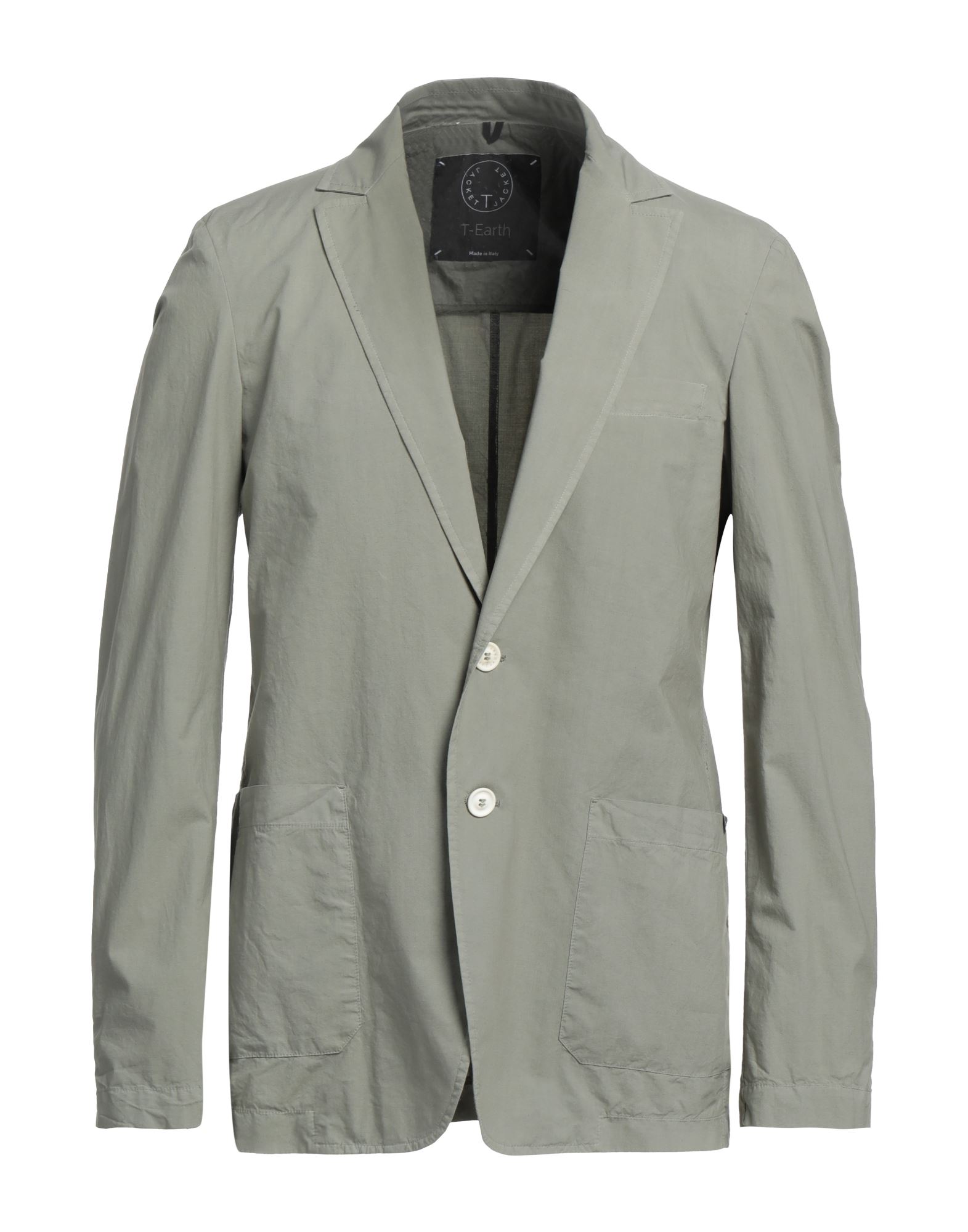 T-jacket By Tonello Suit Jackets In Sage Green