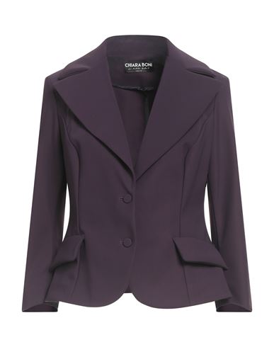 Chiara Boni La Petite Robe Woman Blazer Purple Size 6 Polyamide, Elastane In Purple