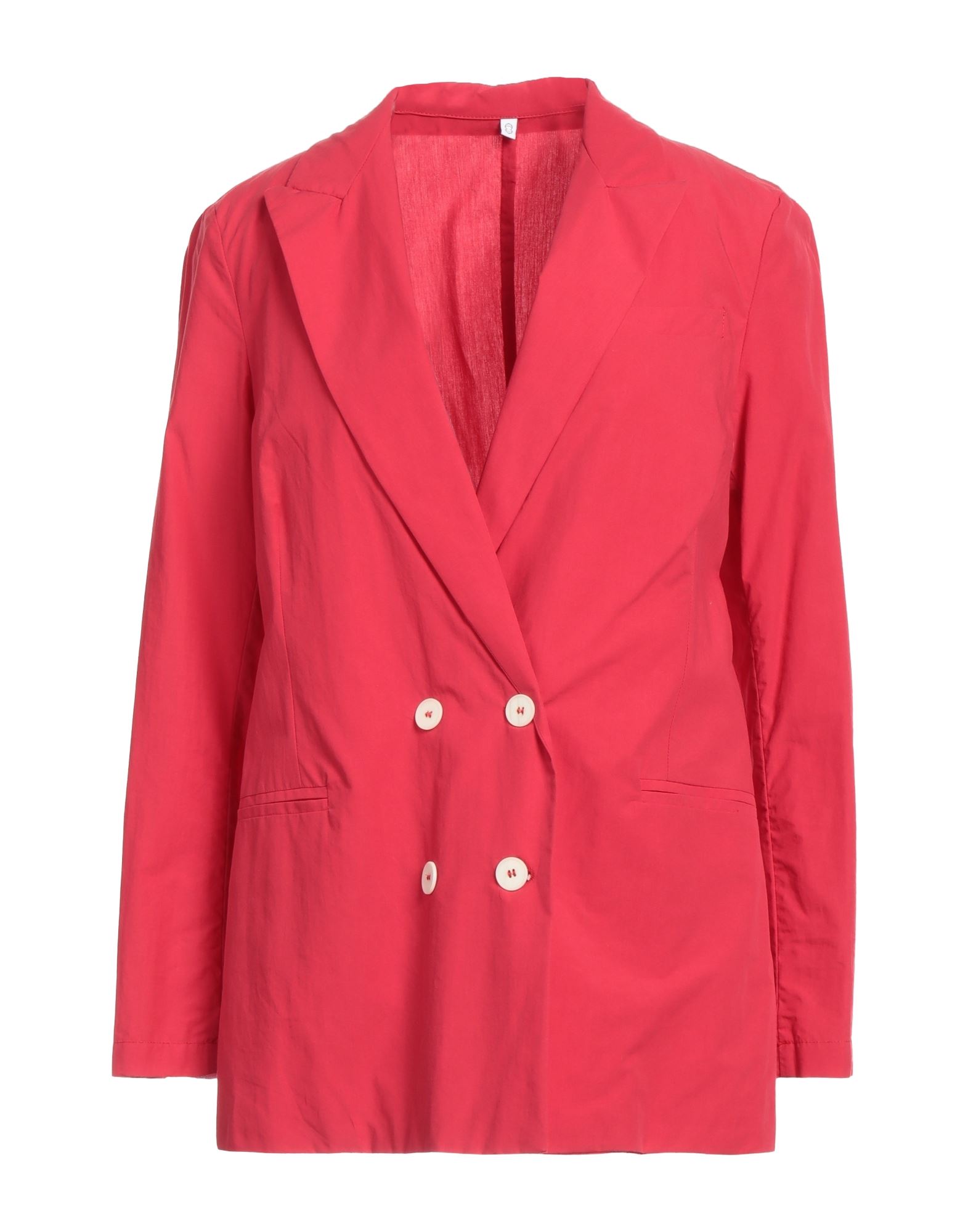 Ottod'ame Woman Suit Jacket Red Size 2 Cotton