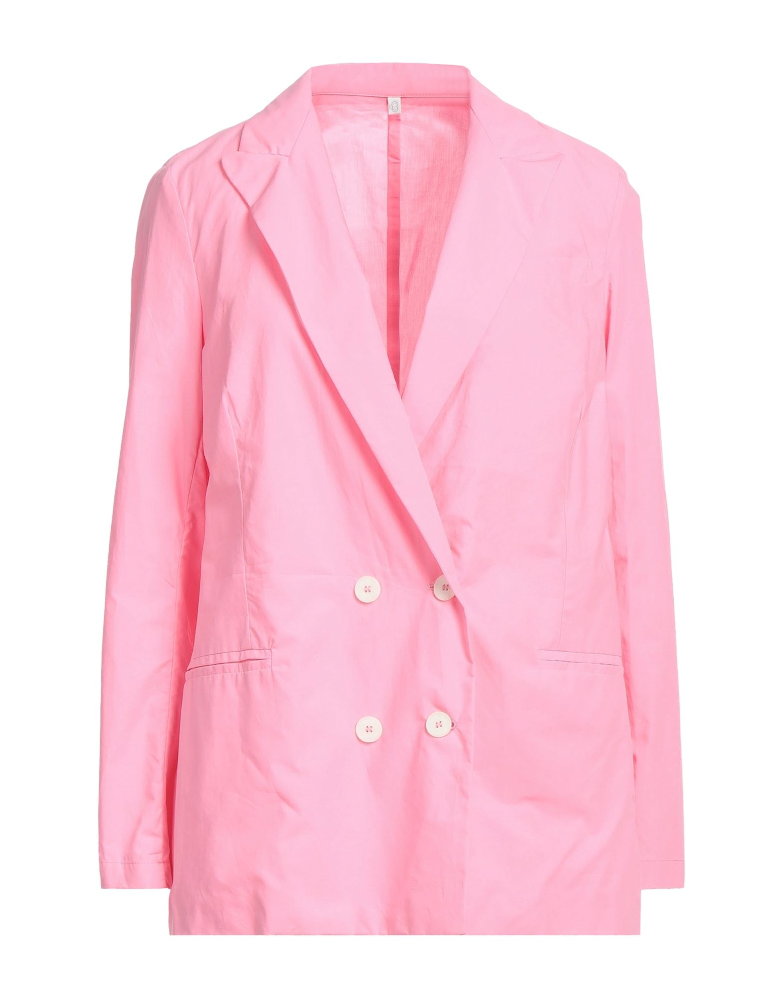 Ottod'ame Woman Blazer Fuchsia Size 4 Cotton In Pink
