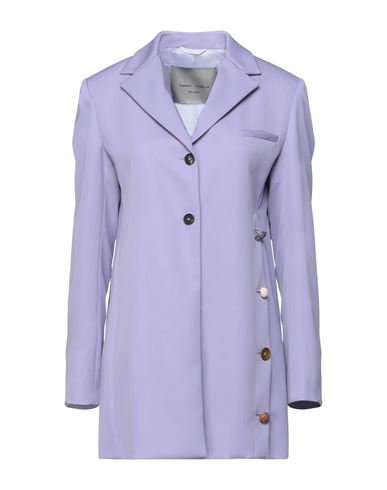 Frankie Morello Woman Suit Jacket Light Purple Size 10 Virgin Wool