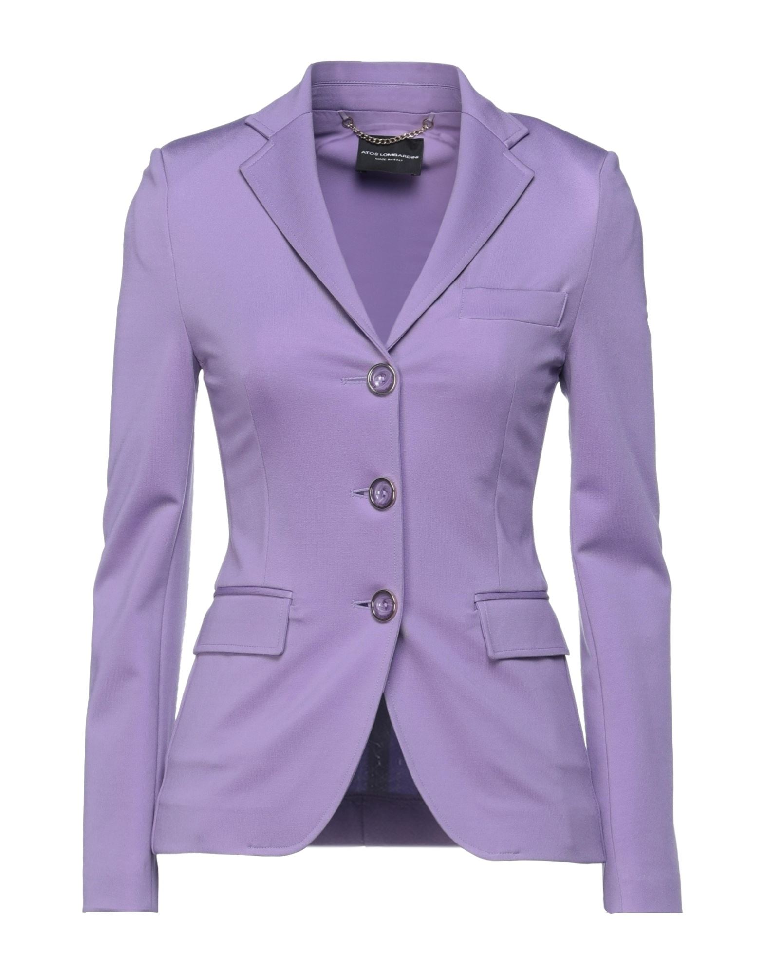 Atos Lombardini Suit Jackets In Purple