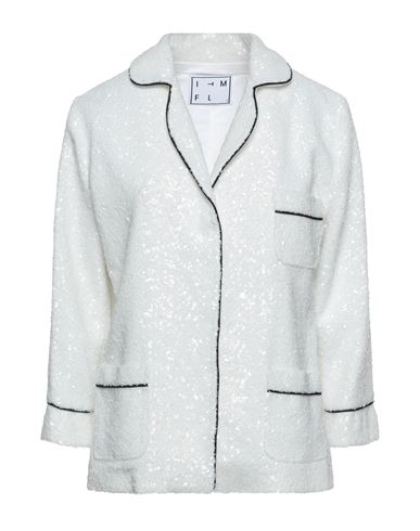In The Mood For Love Woman Suit Jacket White Size S Polyester