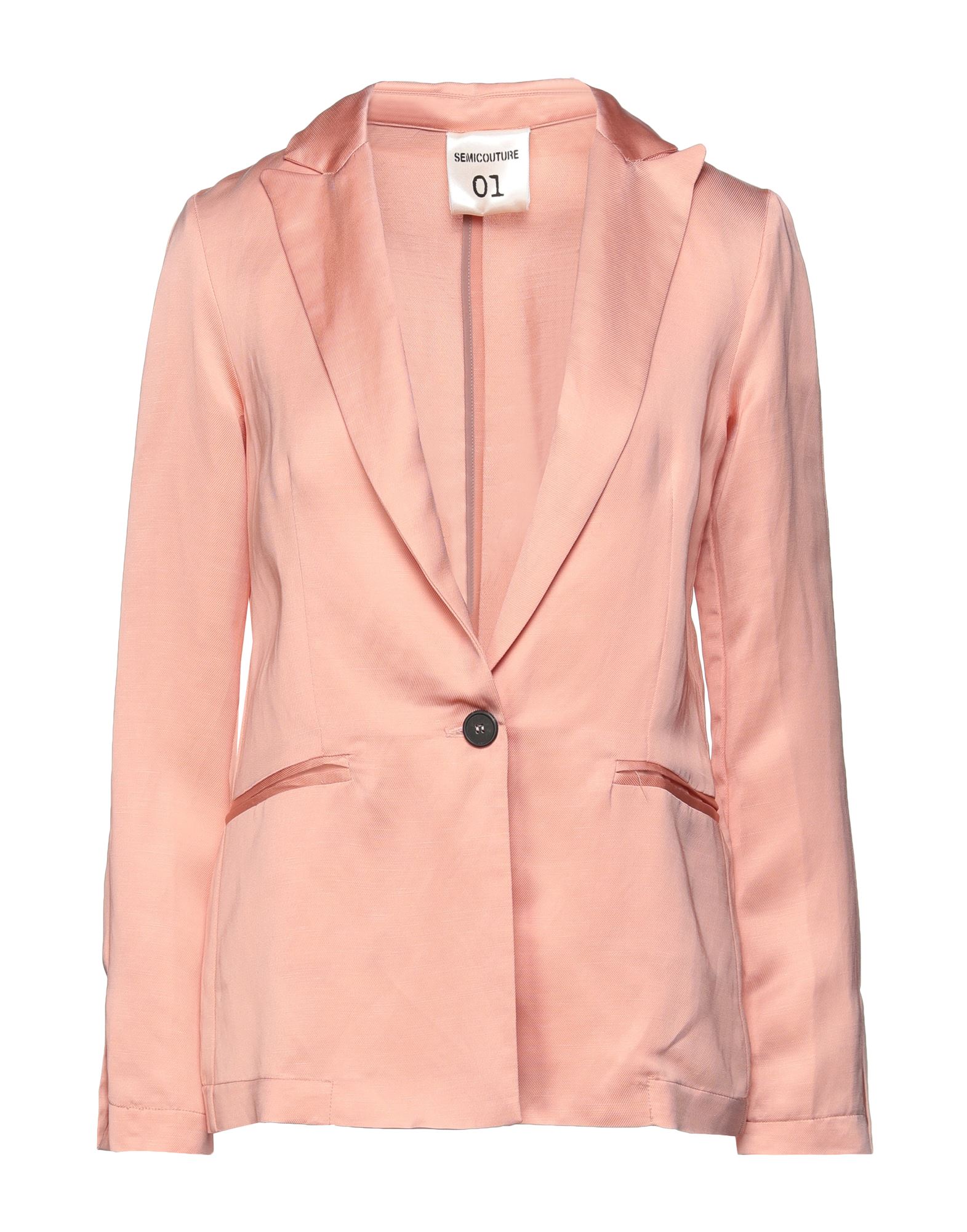 Semicouture Suit Jackets In Pink