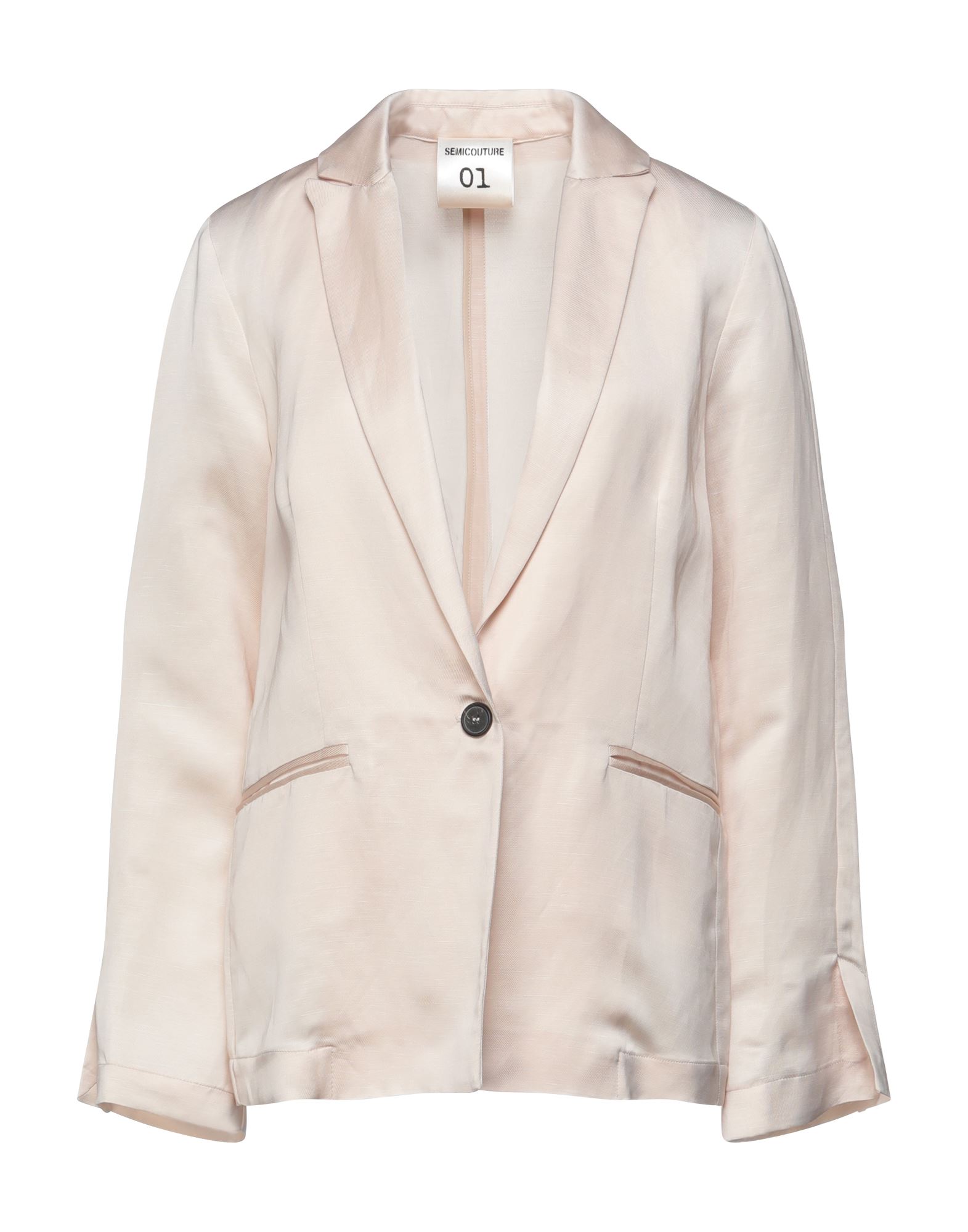 Semicouture Suit Jackets In Beige