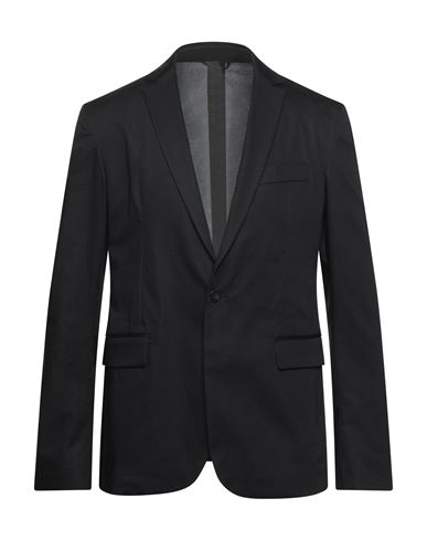 Dondup Man Suit Jacket Black Size 42 Cotton, Polyester, Polyamide, Elastane