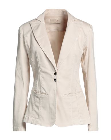 Kaos Jeans Woman Suit Jacket Beige Size S Lyocell, Cotton, Polyester, Elastane