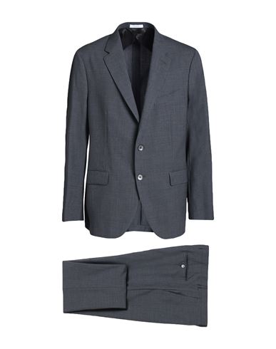 Boglioli Man Suit Lead Size 44 Virgin Wool In Grey