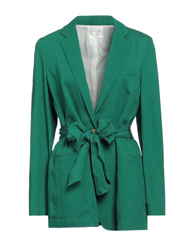 Forte Forte Forte_forte Woman Blazer Green Size 2 Viscose, Linen