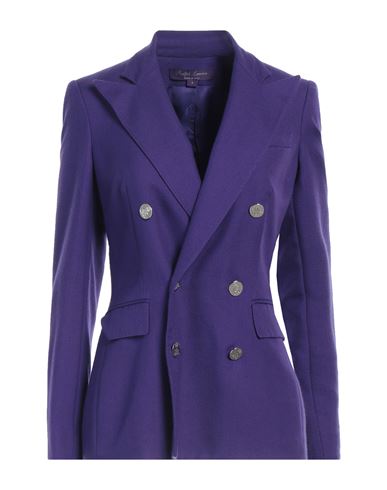 Ralph Lauren Collection Woman Suit Jacket Purple Size 10 Cashmere