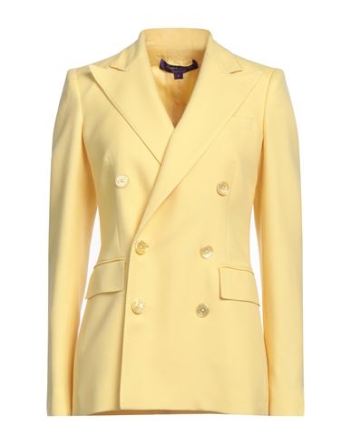 Ralph Lauren Collection Woman Suit Jacket Yellow Size 0 Cashmere