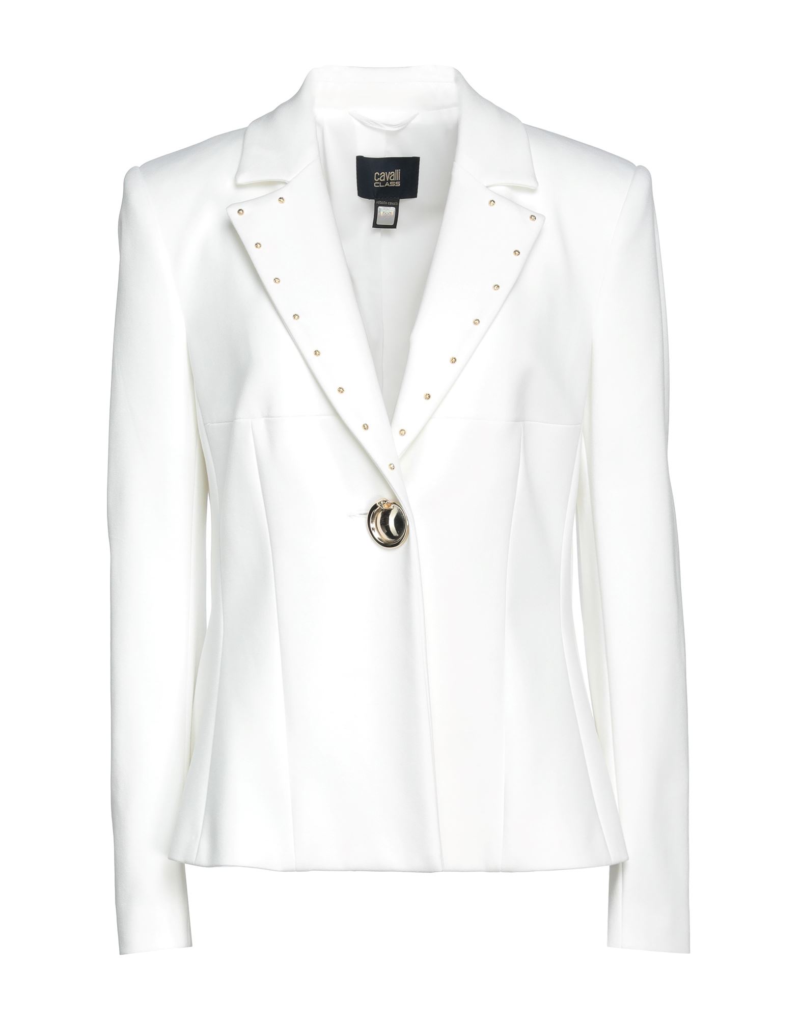 Cavalli Class Suit Jackets In White