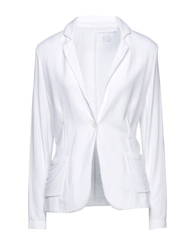 Majestic Filatures Woman Suit Jacket White Size 1 Linen, Elastane