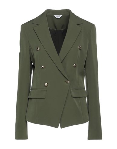 Liu •jo Woman Blazer Military Green Size 4 Polyester, Elastane