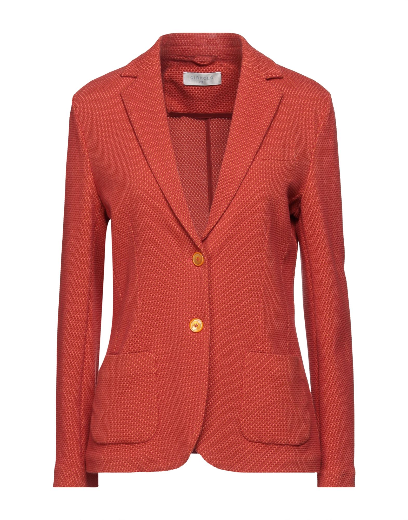 Circolo 1901 Suit Jackets In Orange