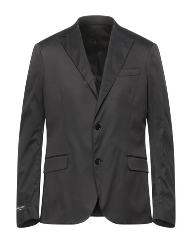 Man Blazer Black Size 40 Polyester, Cotton, Elastane