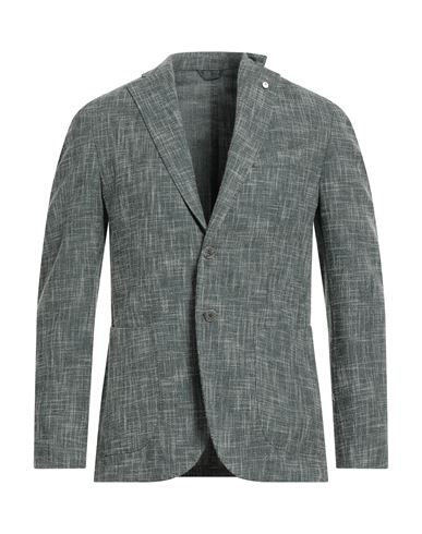 Man Blazer Black Size 38 Polyester, Wool