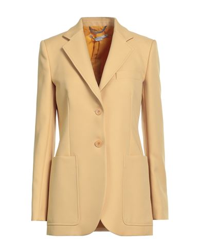 Stella Mccartney Woman Suit Jacket Light Yellow Size 8-10 Polyester