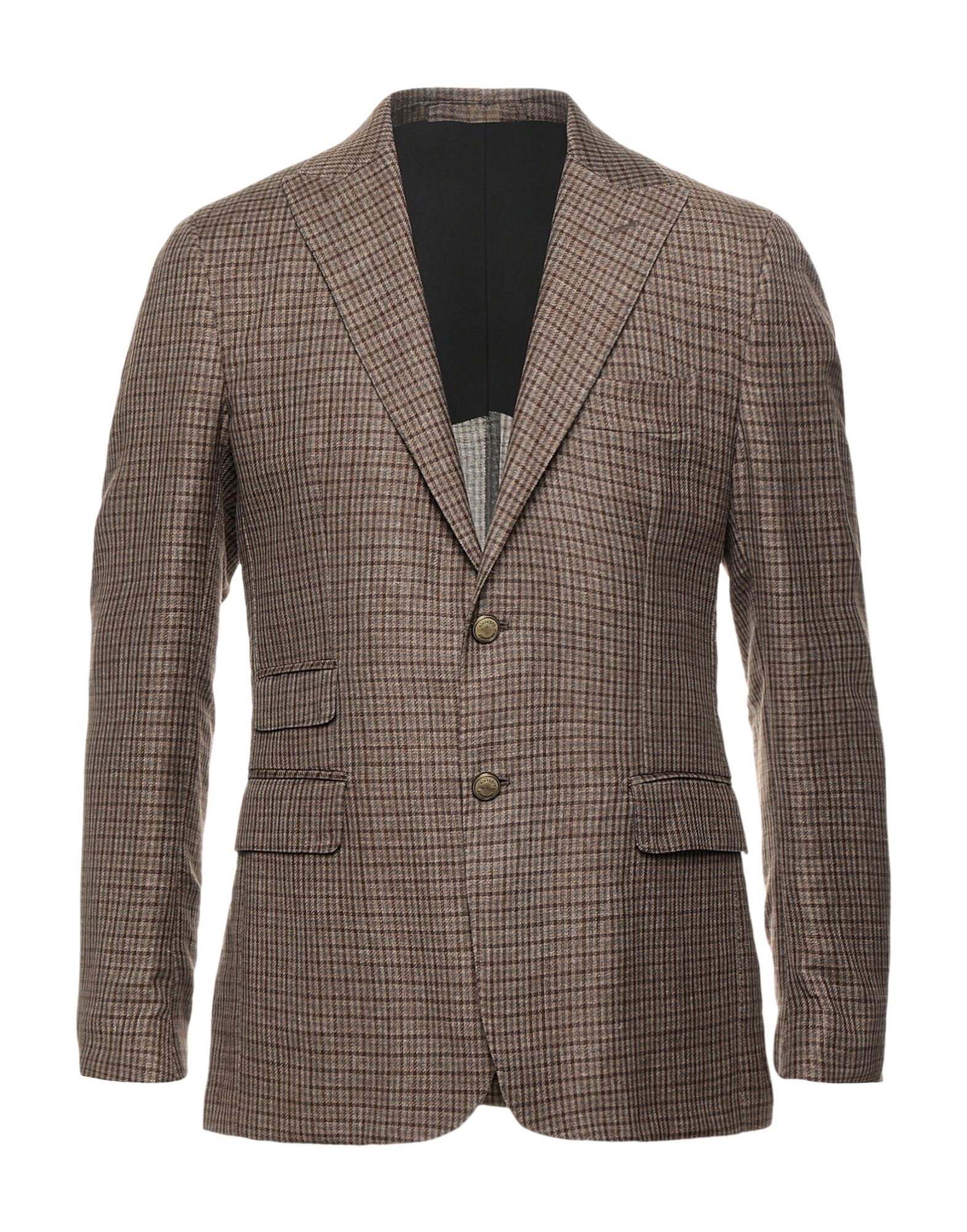 Eleventy Suit Jackets In Brown