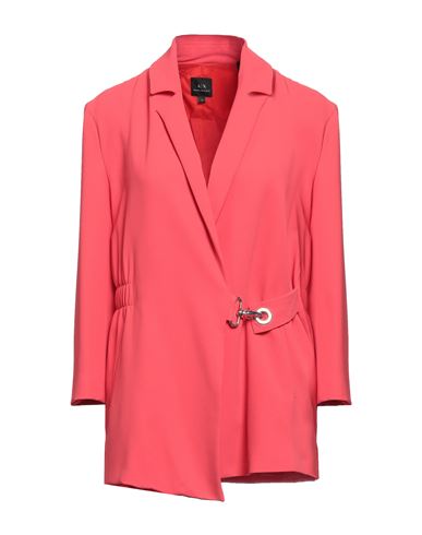 Armani Exchange Woman Suit Jacket Red Size 2 Polyester