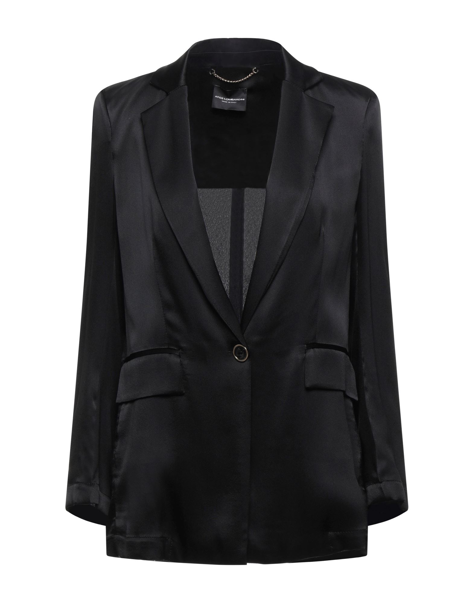 Atos Lombardini Suit Jackets In Black