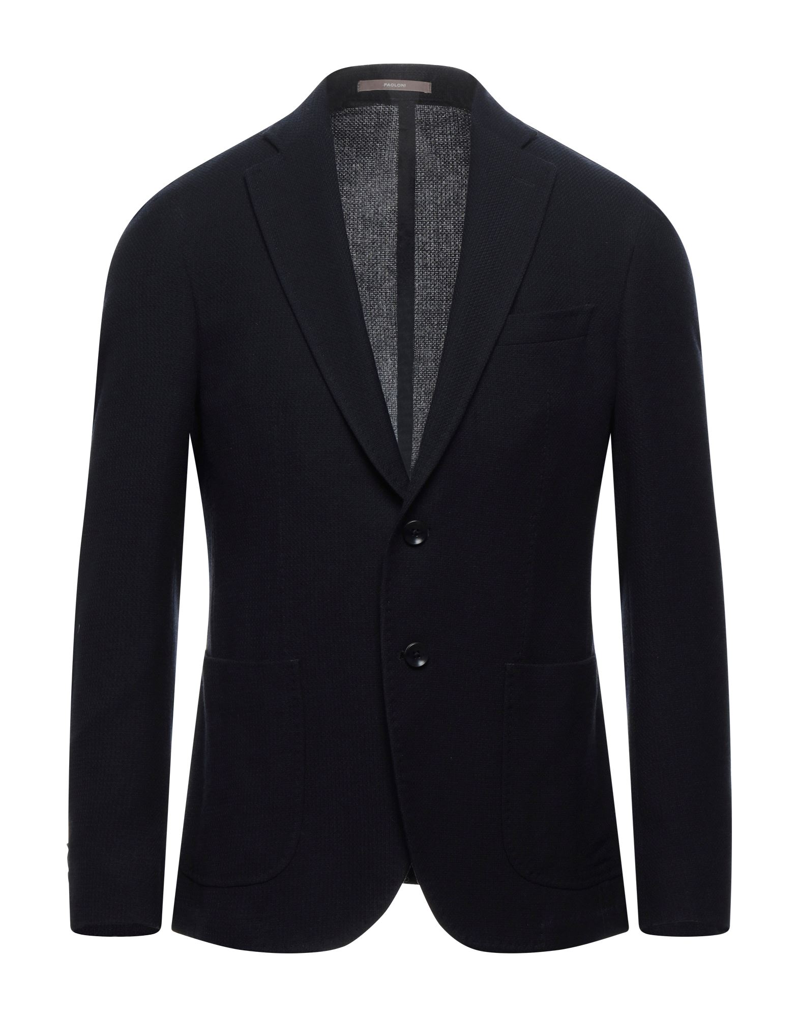 Paoloni Suit Jackets In Dark Blue