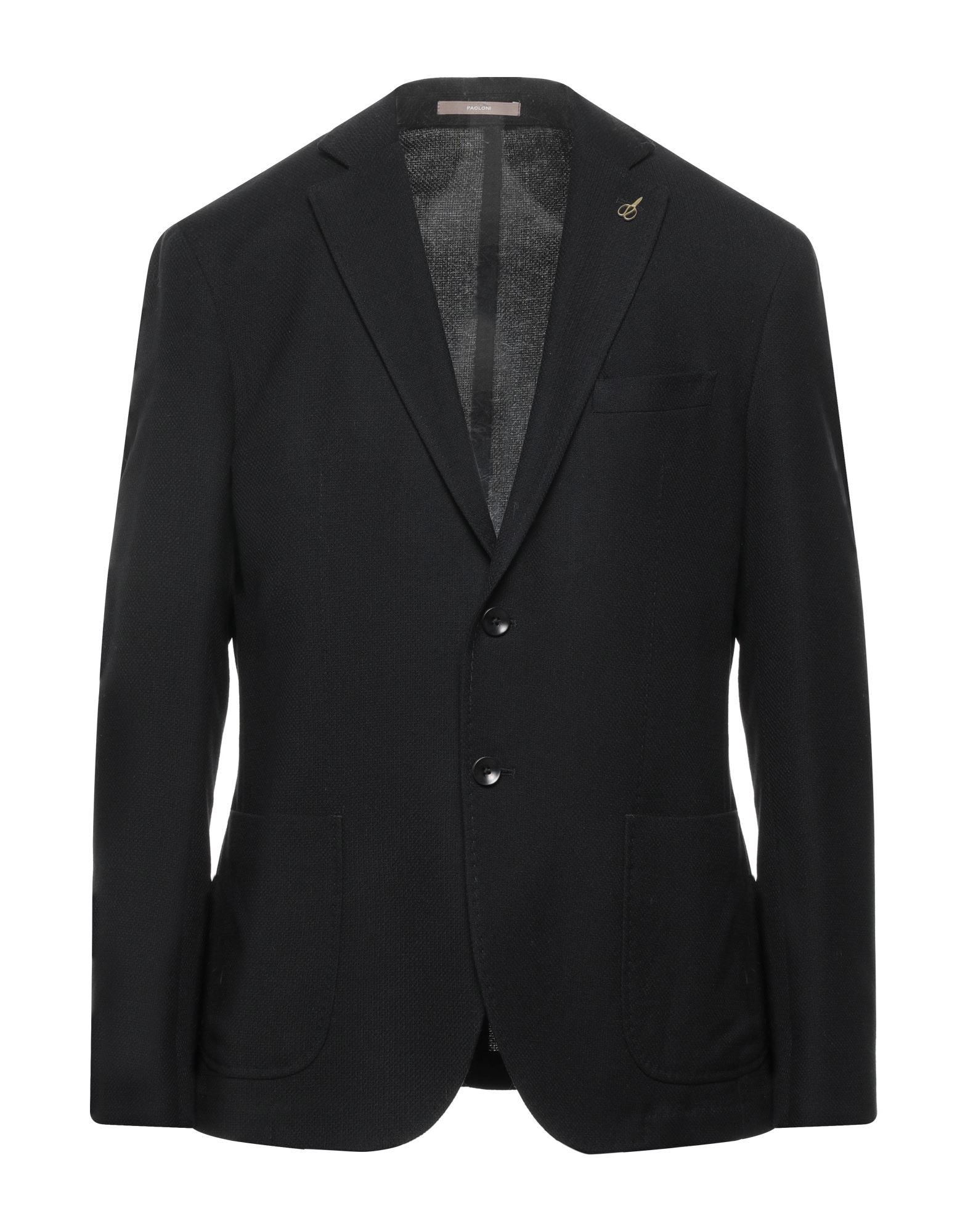 Paoloni Suit Jackets In Black