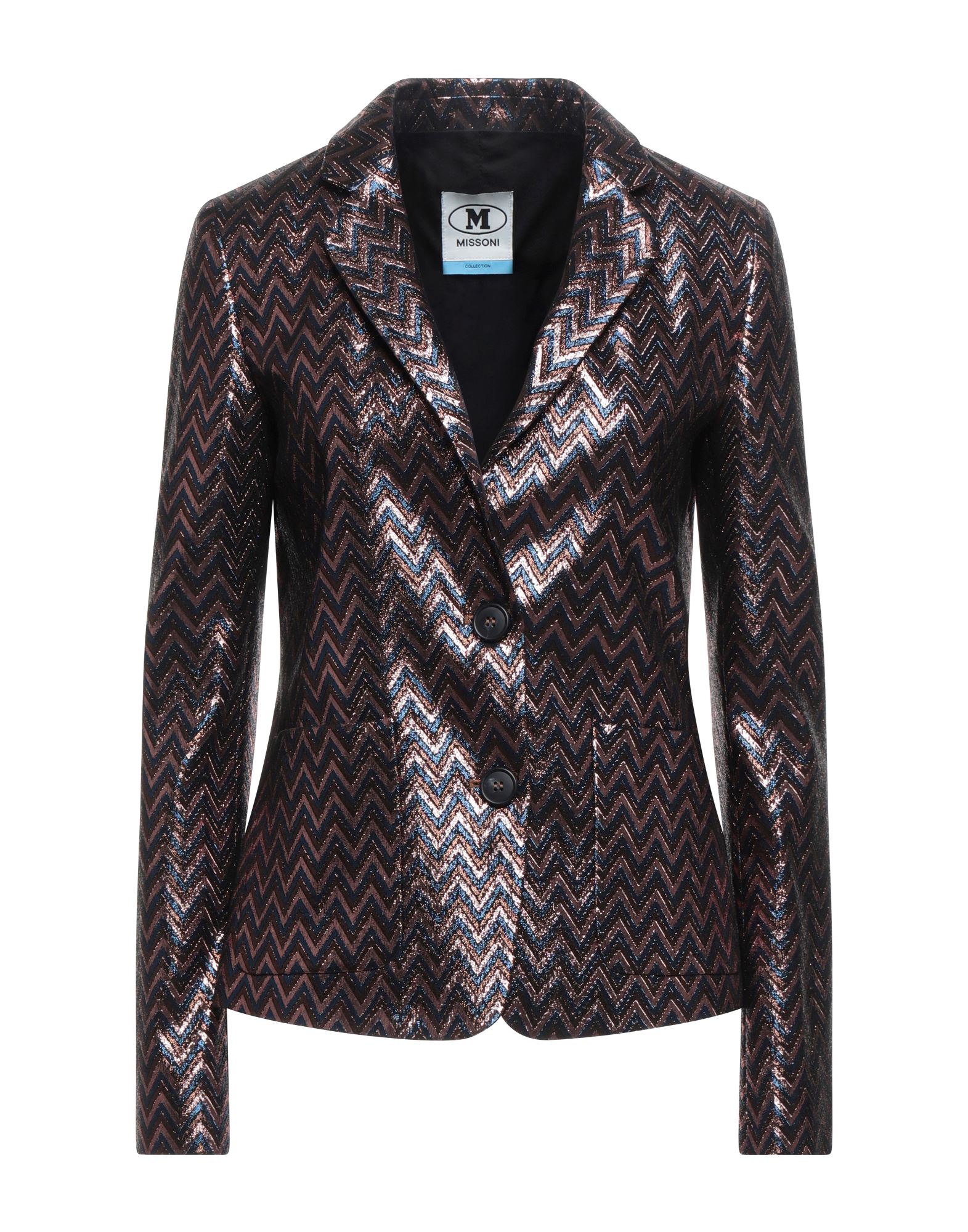 M Missoni Suit Jackets In Bronze