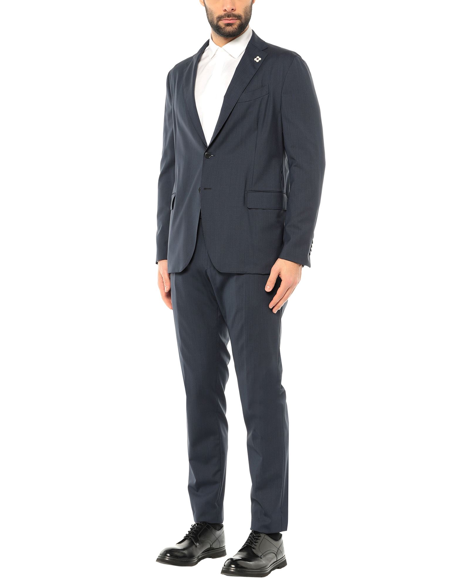 Lardini Suits In Dark Blue