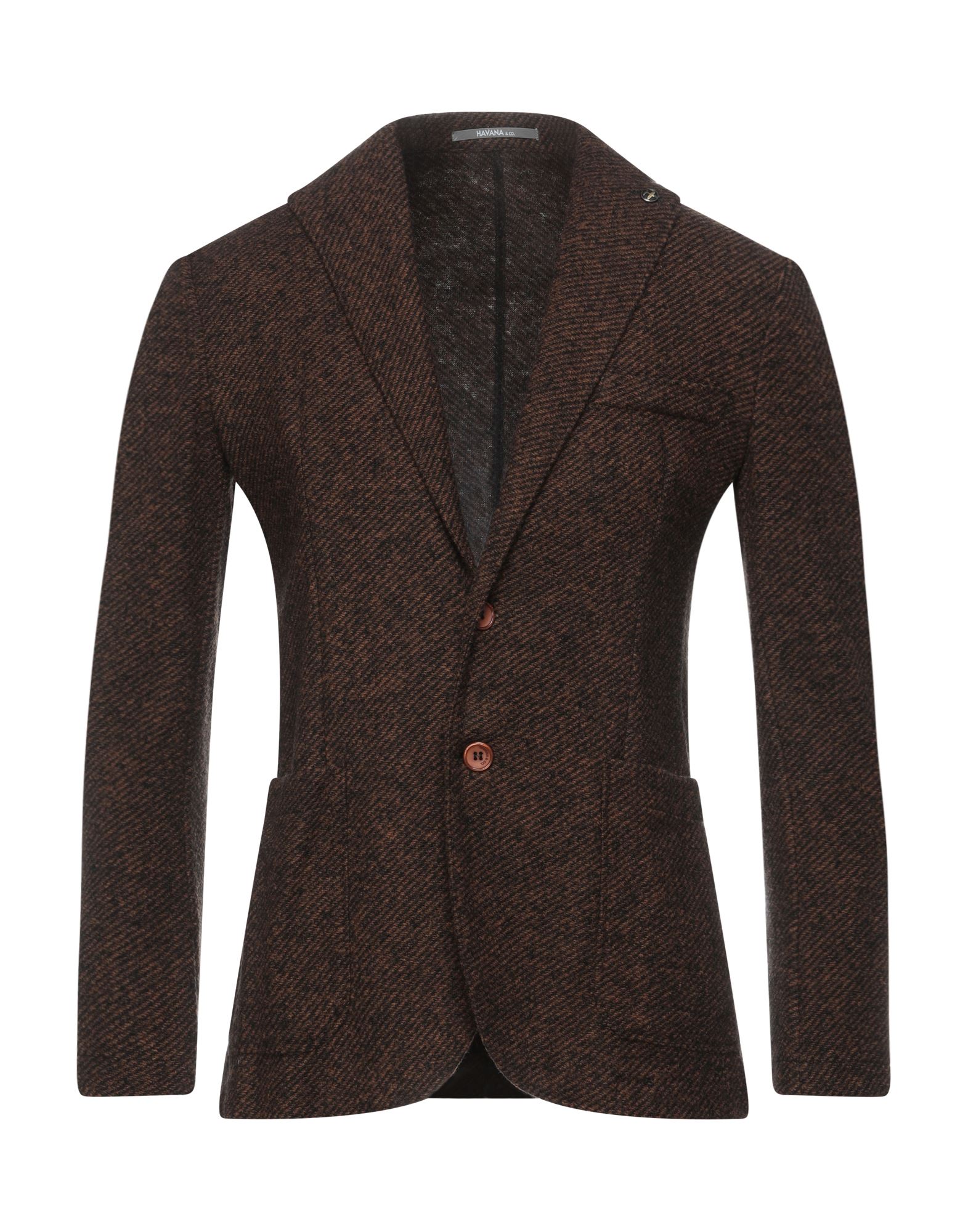 Havana & Co. Suit Jackets In Brown