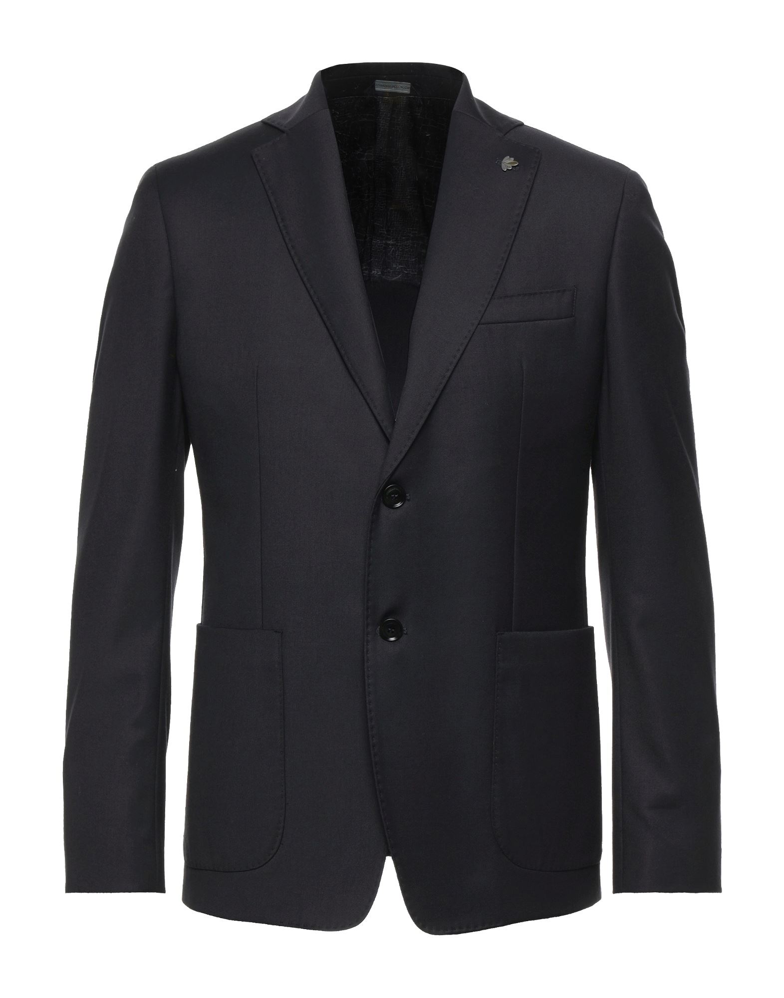Alessandro Dell'acqua Man Suit Jacket Midnight Blue Size 42 Polyester, Viscose, Elastane