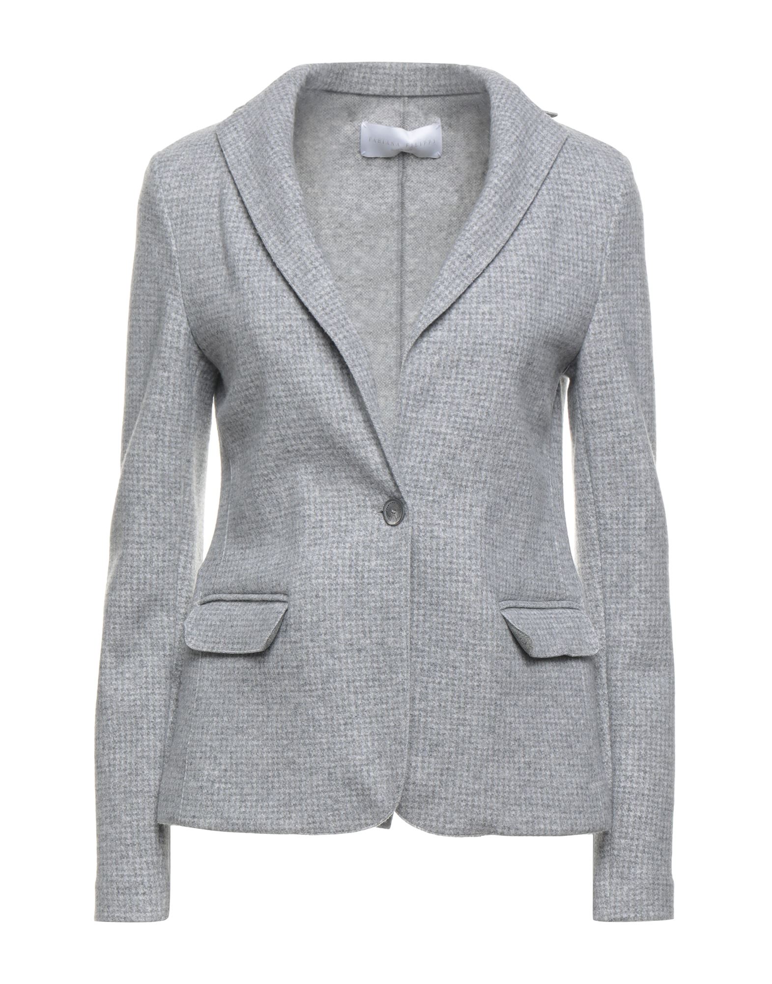 Fabiana Filippi Suit Jackets In Light Grey