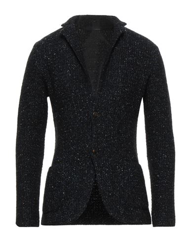 Lardini Man Blazer Midnight Blue Size Xxl Synthetic Fibers, Wool, Alpaca Wool, Silk In Blue