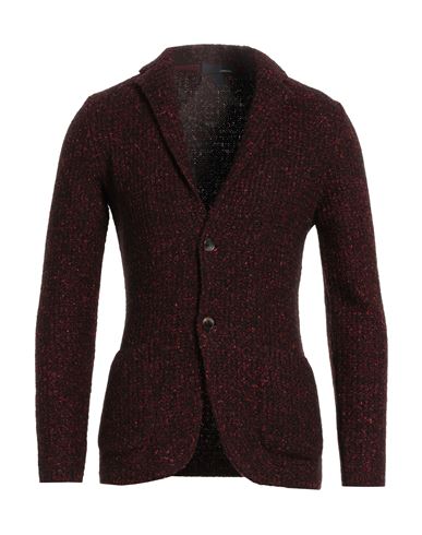 Lardini Man Blazer Burgundy Size S Synthetic Fibers, Wool, Alpaca Wool, Silk In Red