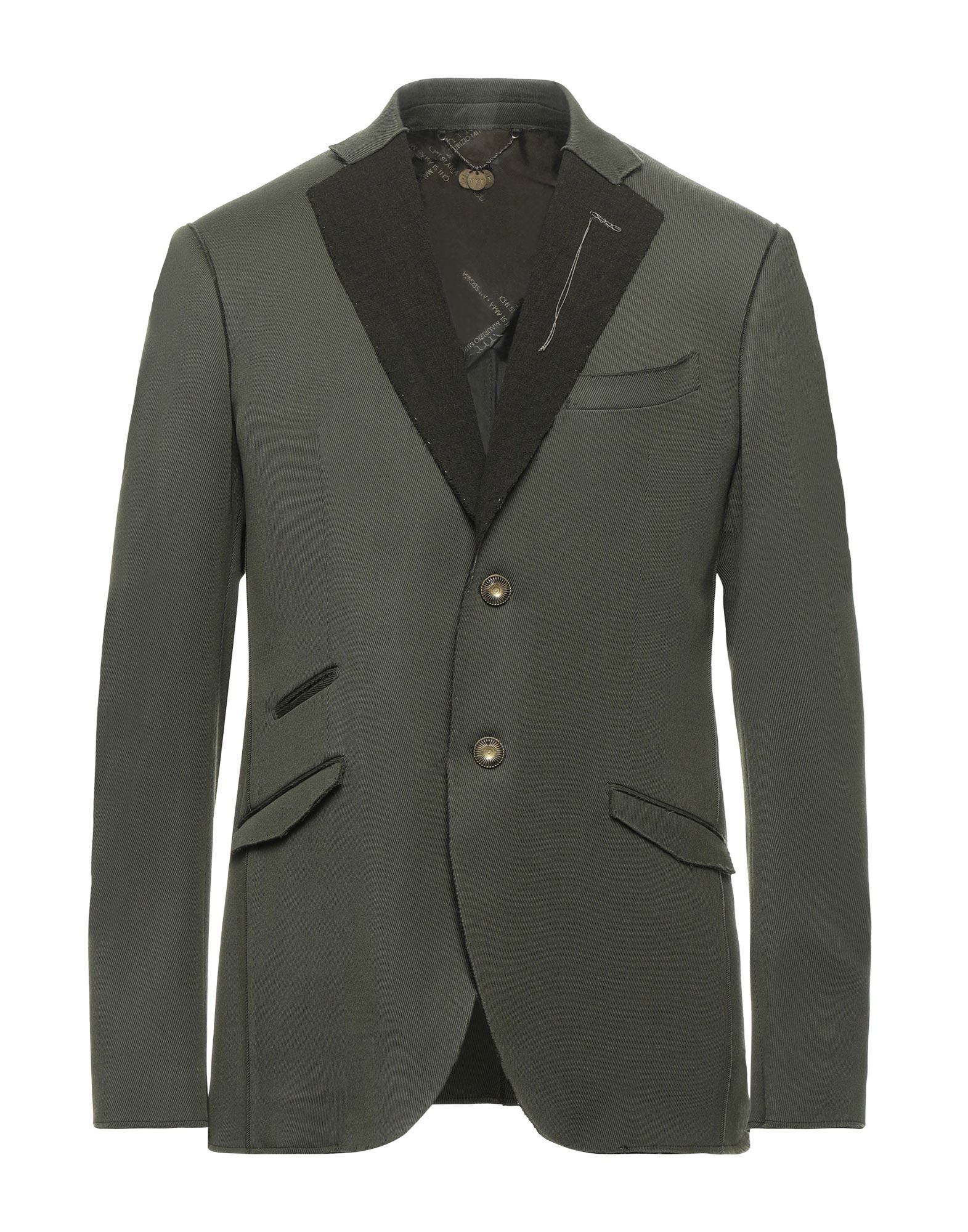 Maurizio Miri Suit Jackets In Military Green