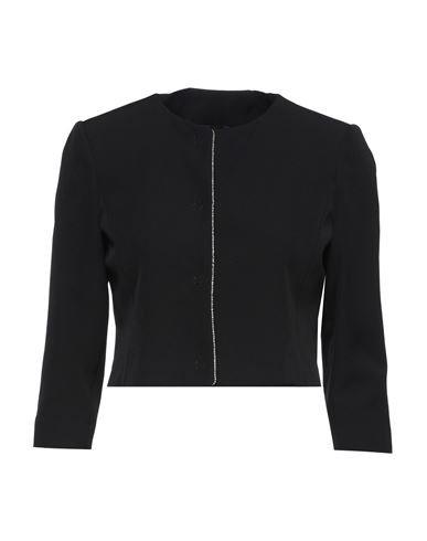Liu •jo Woman Blazer Black Size 4 Polyester, Elastane