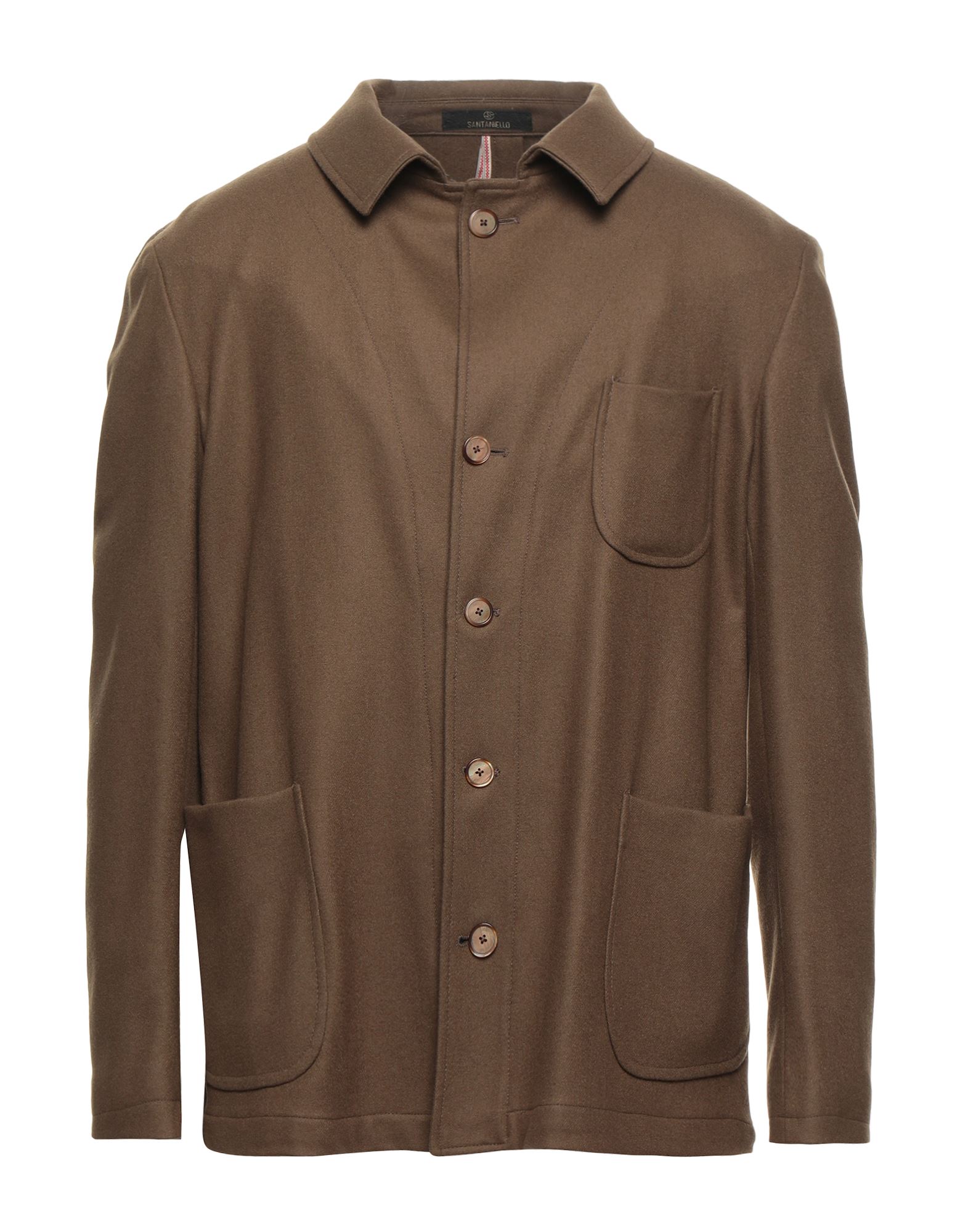 Santaniello Suit Jackets In Khaki
