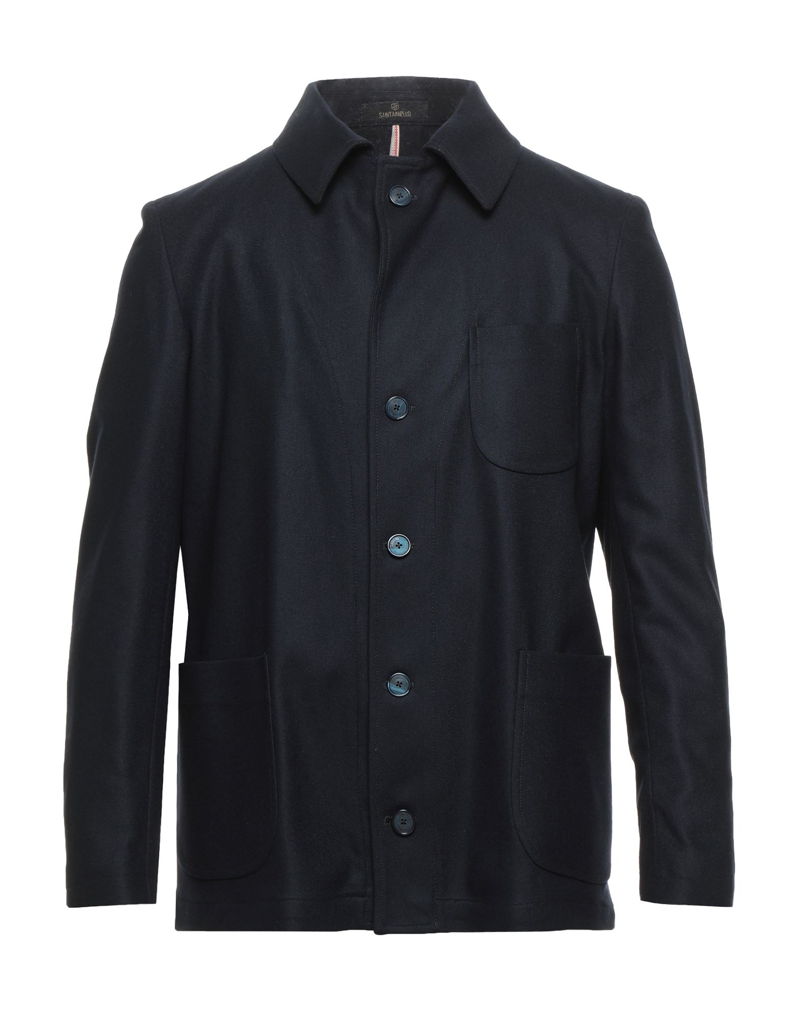 Santaniello Suit Jackets In Dark Blue