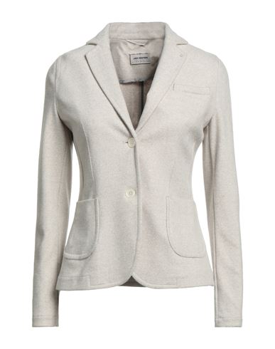 Jan Mayen Woman Suit Jacket Grey Size 6 Viscose, Polyester, Elastane In Beige