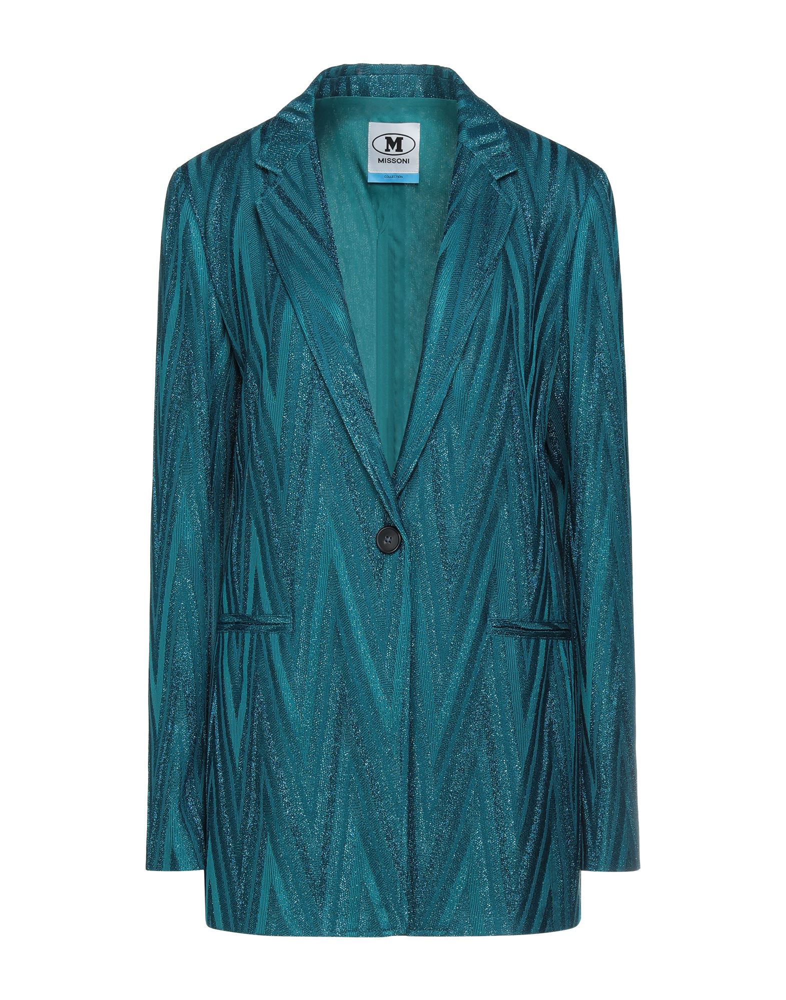M Missoni Suit Jackets In Green