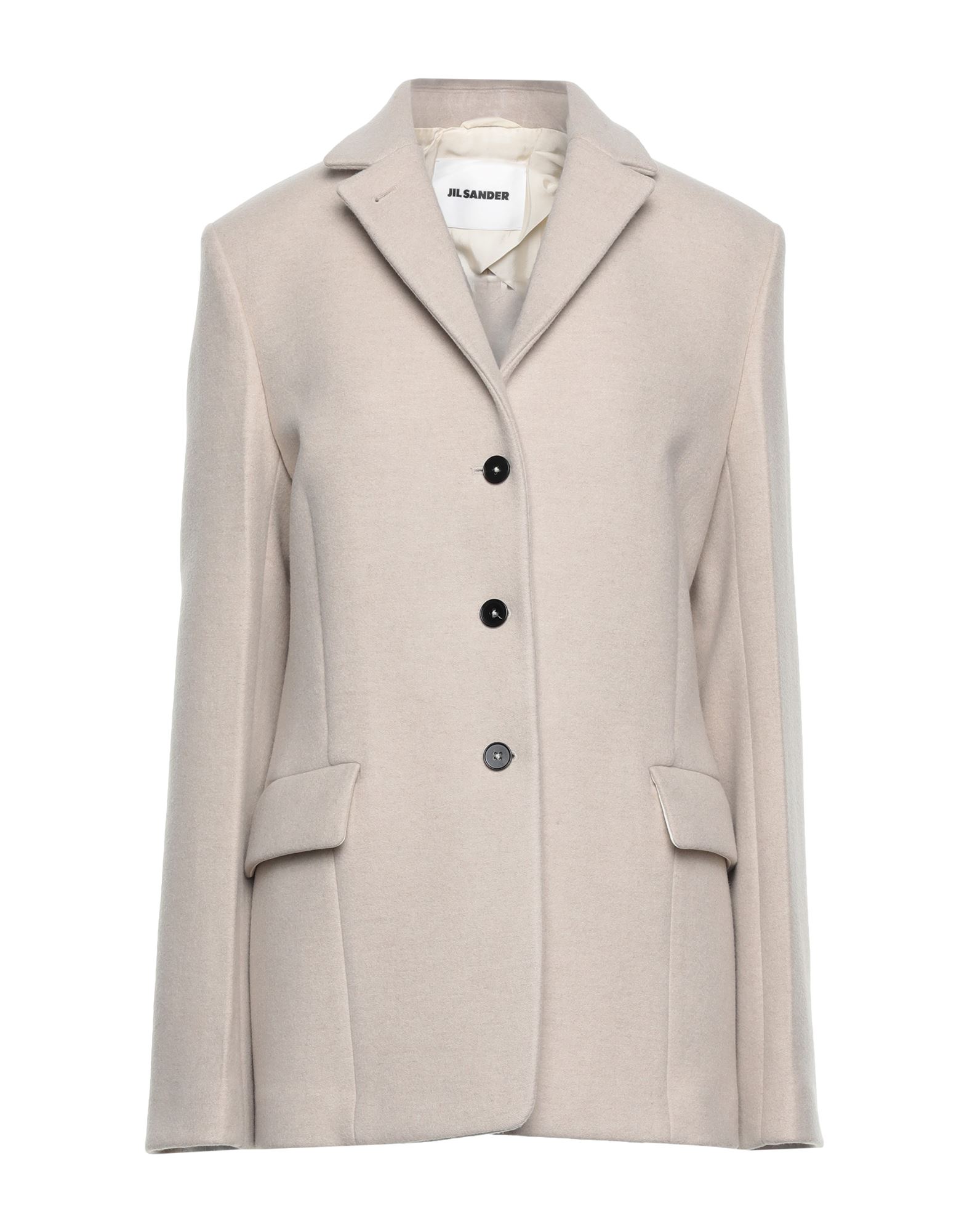 《セール開催中》JIL SANDER レディース ブレザー ベージュ 36 カシミヤ 100%