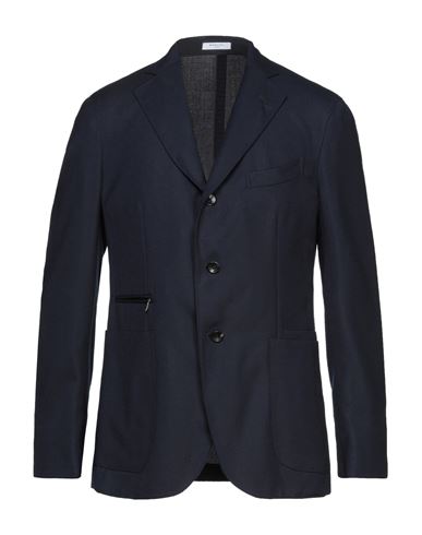 Boglioli Man Suit Jacket Midnight Blue Size 42 Wool