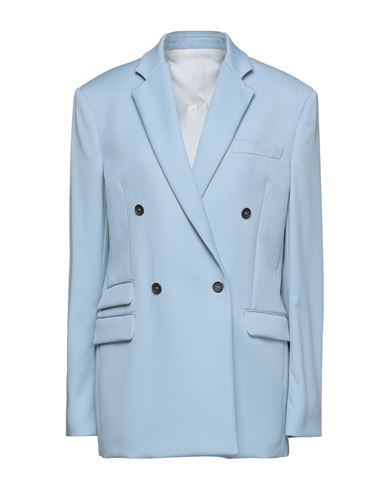 Woman Blazer Sky blue Size XS Wool