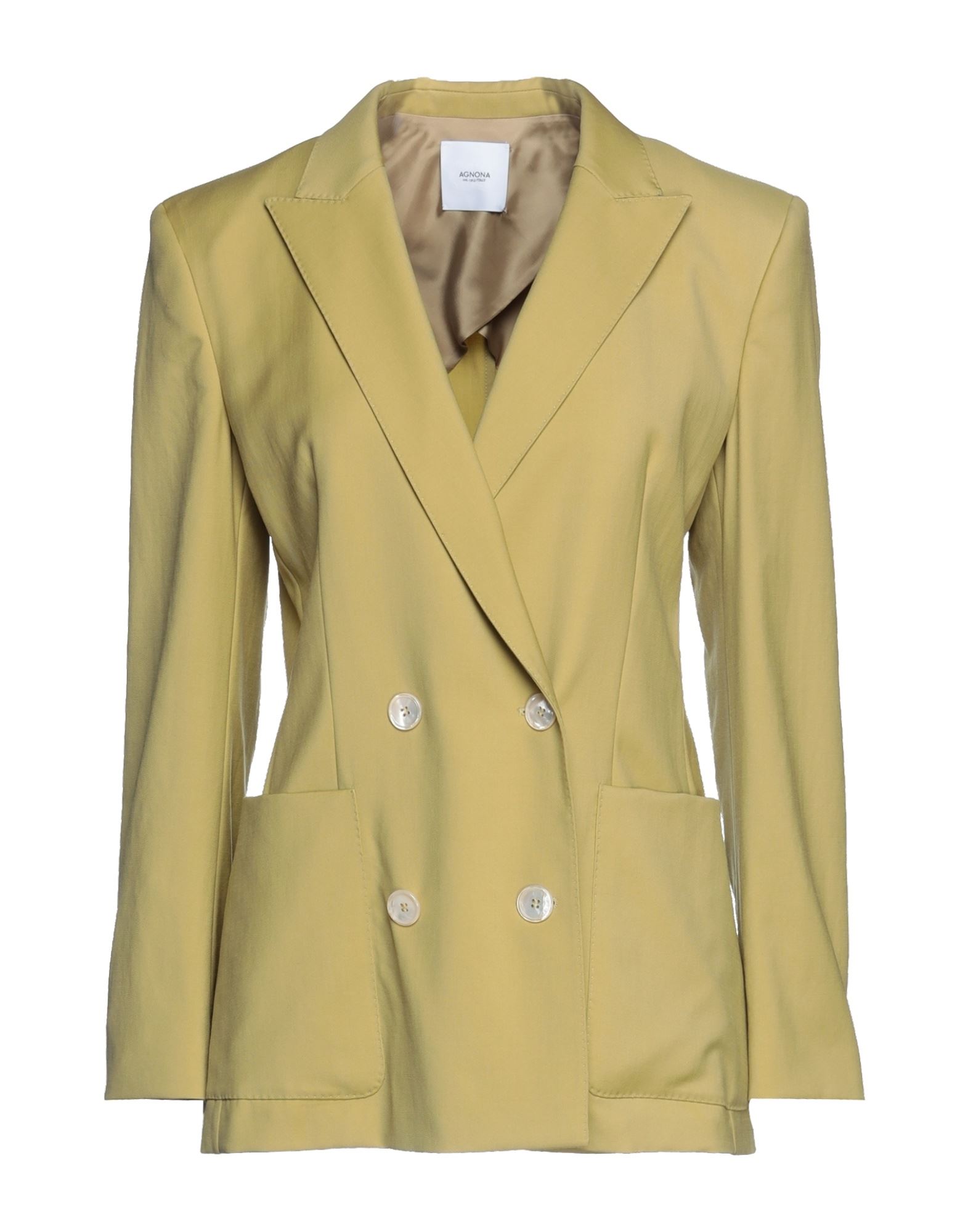 Agnona Suit Jackets In Green