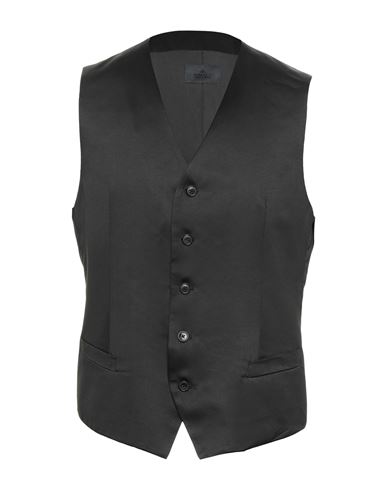 Shop Domenico Tagliente Man Tailored Vest Black Size 40 Polyester