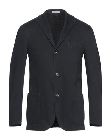 Boglioli Man Blazer Charcoal Size 44 Cotton, Elastane