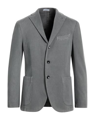 Boglioli Man Blazer Grey Size 38 Cotton, Elastane