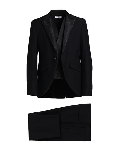 Carlo Pignatelli Cerimonia Man Suit Black Size 42 Viscose, Virgin Wool, Acetate, Polyester