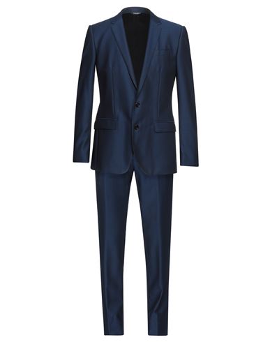 Dolce & Gabbana Man Suit Blue Size 34 Virgin Wool