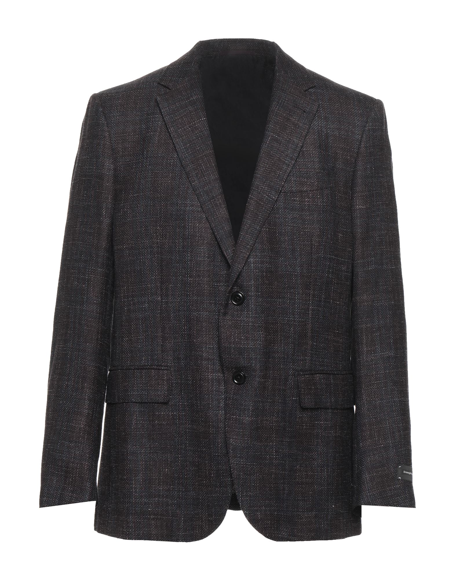 《セール開催中》ERMENEGILDO ZEGNA メンズ テーラードジャケット ボルドー 56 ウール 38% / シルク 34% / リネン 28%